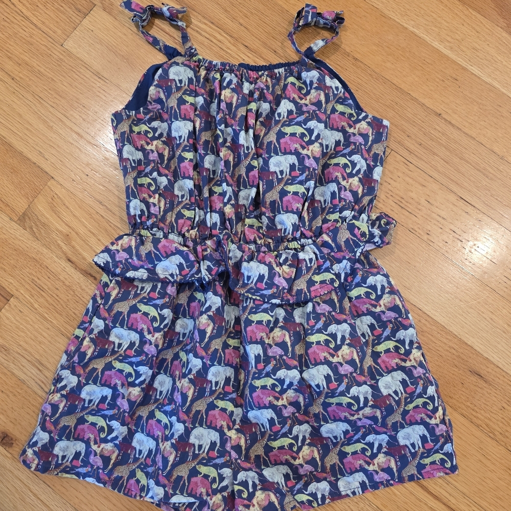 Janie And Jack Liberty® Queue For The Zoo Romper